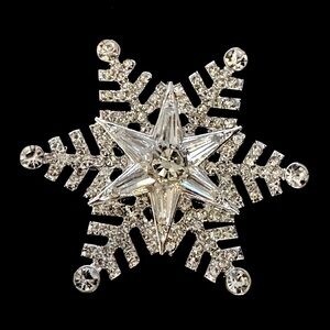✨Beautiful Snowflake Rhinestone Brooch